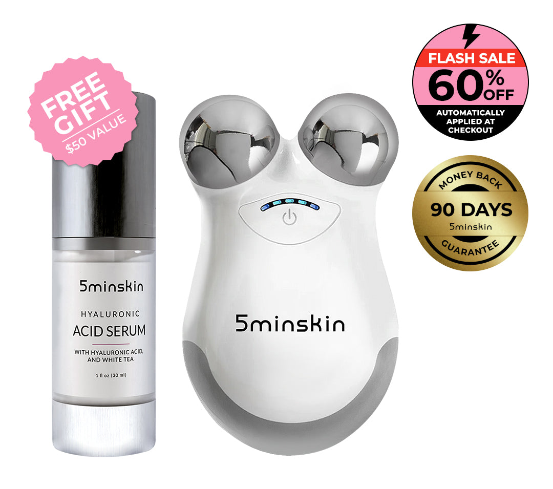 5MinSkin MicroSculpt + Hyaluronic Acid Serum (30 Day Supply)