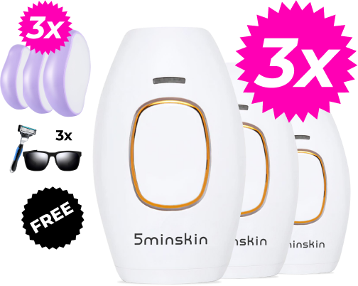 3x 5minskin IPL Handset